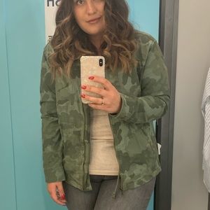 Camo denim jacket